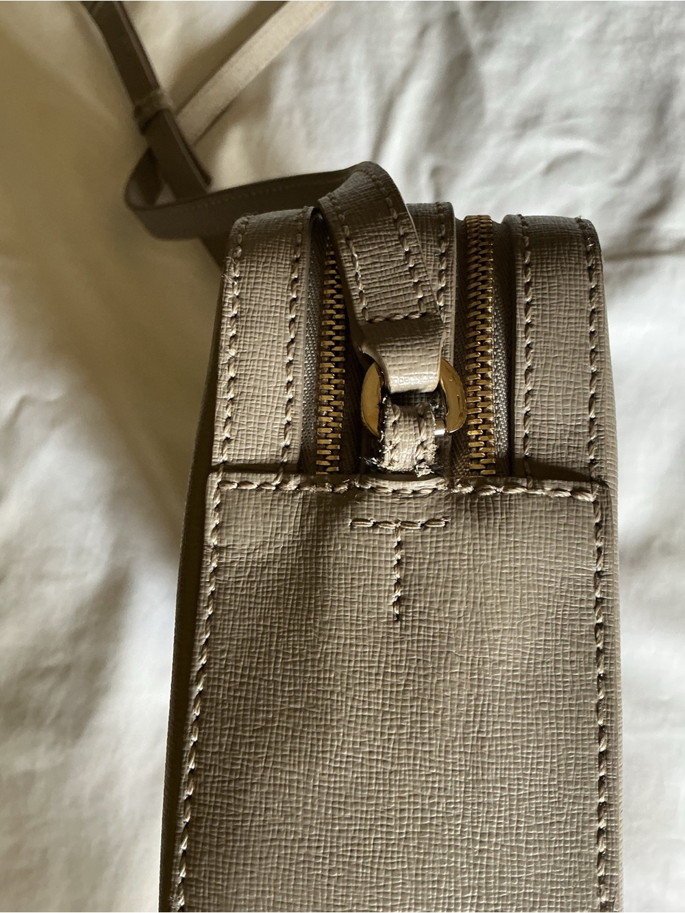 Furla Taupe Crossbody Bag - Picture 5 of 10